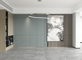 现代客厅背景墙