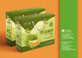 榴莲包装盒设计