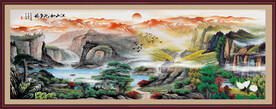 油画风景山水画