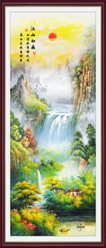 玄关山水画