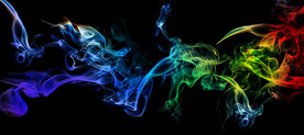 高清分层彩色烟雾背景打印图