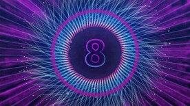 超炫七彩爆炸粒子节日倒计时片头