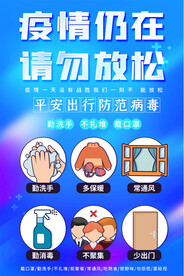 社区车站医院个人防护宣传