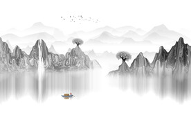新中式山水画