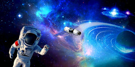 科幻太空宇航员