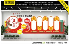 五心好党员文化墙