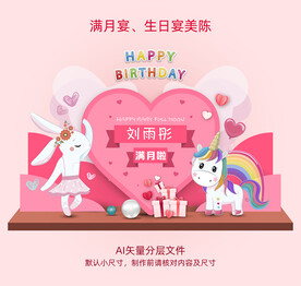 满月宴美陈生日宴