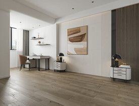 现代极简卧室场景空景