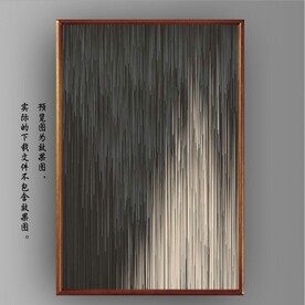光影抽象线条装饰无框画