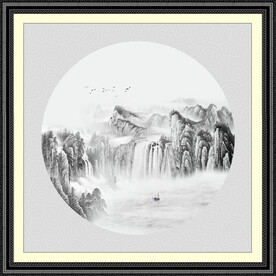 新中式山水画