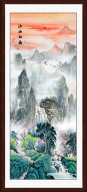 玄关山水画
