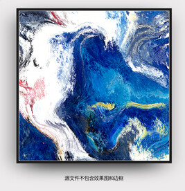 流彩抽象画