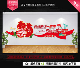 民族团结文化墙