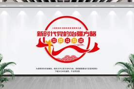 治疆方略党建文化墙