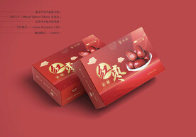 红枣礼盒 平面图