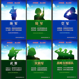 参军宣传海报