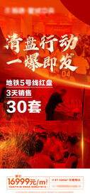 地产红色清盘火爆红金特价