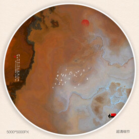 装饰水墨画