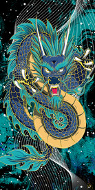 中式吉祥金龙艺术玄关