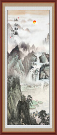 玄关山水画