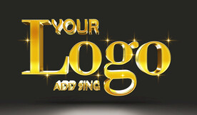 金属logo样机