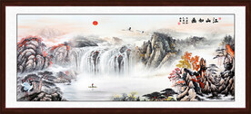 国画山水画