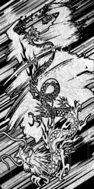 轻奢银龙玄关装饰画