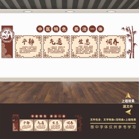 中医传统养生文化展板