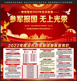参军展板