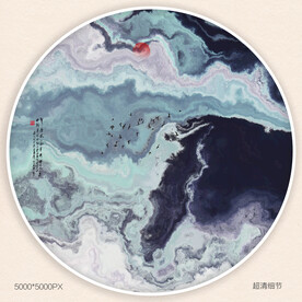 抽象水墨画