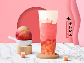 水蜜桃奶盖
