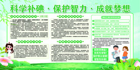 全国碘缺乏病宣传日展板