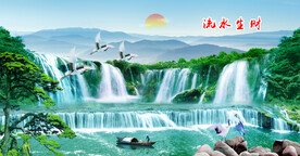 大厅山水画