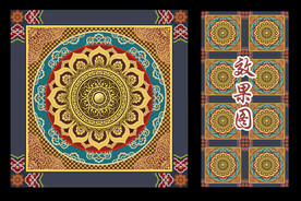 吊顶古建佛堂寺庙吊顶藻井