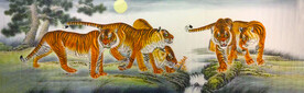 国画福虎