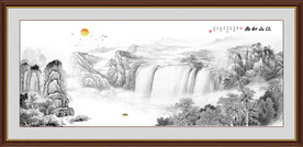 水墨山水画