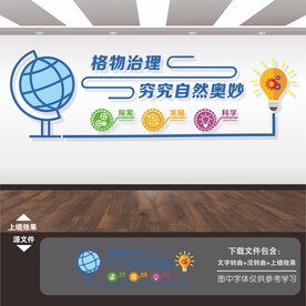 物理实验室文化墙