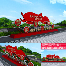消防雕塑
