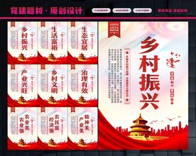 乡村振兴展板