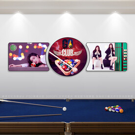 台球展板