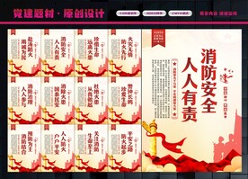 消防展板