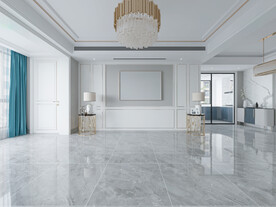 现代极简 轻奢客厅 空场景