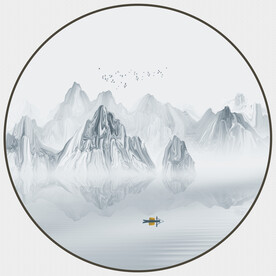 意境山水画