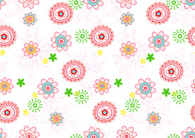 数码碎花小葵花