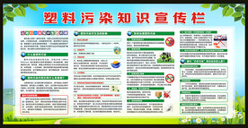 塑料污染知识宣传栏