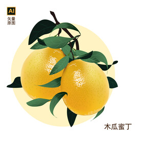 木瓜蜜丁素材
