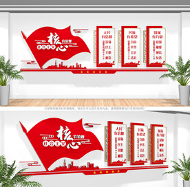 社会主义核心价值观文化墙