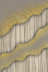 抽象光影线条玄关装饰画