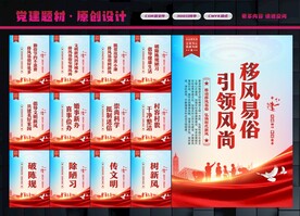 移风易俗展板