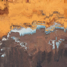 轻奢手绘抽象油画装饰画